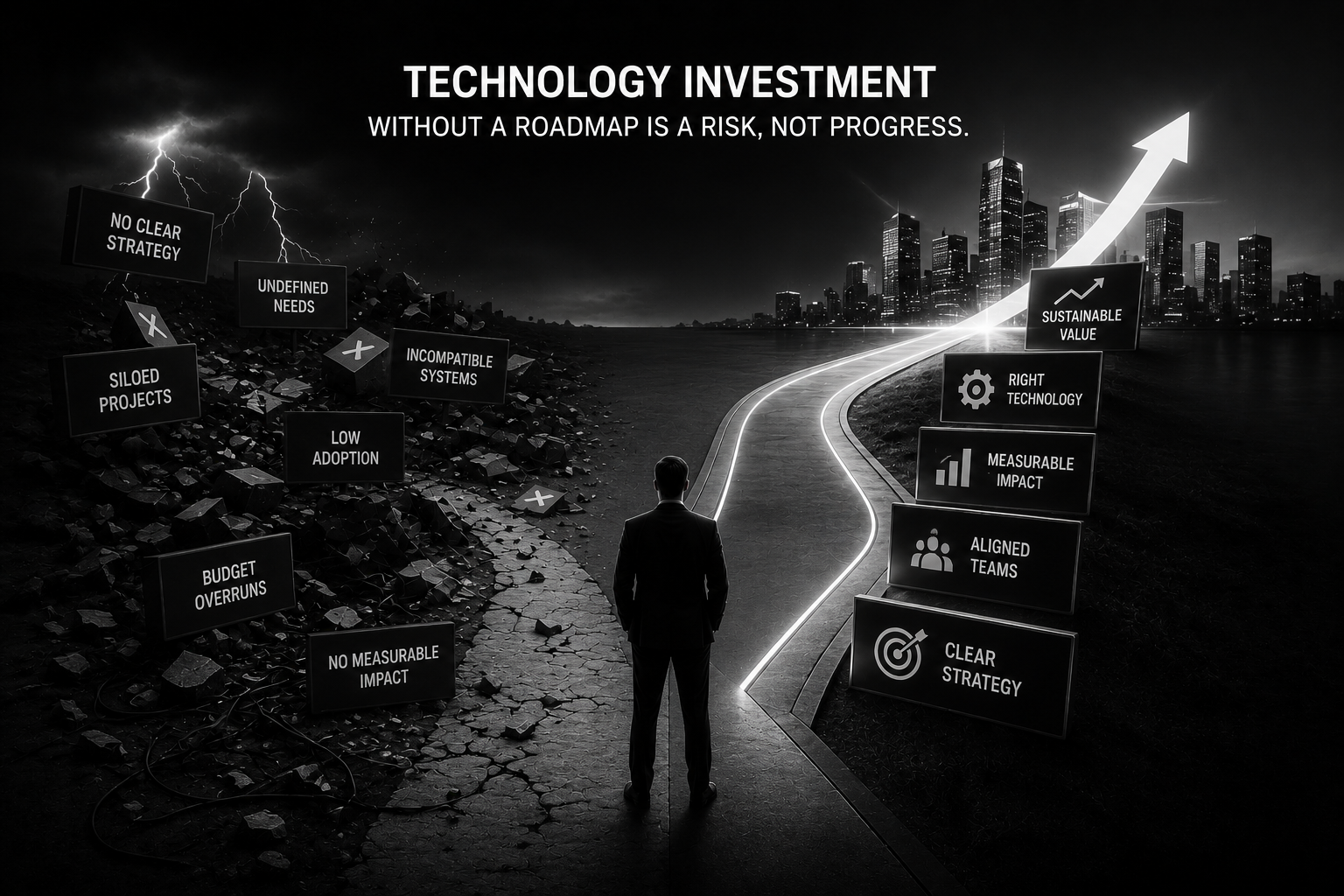 The Risks of Starting Technology Investment Without Creating a Transformation Roadmap