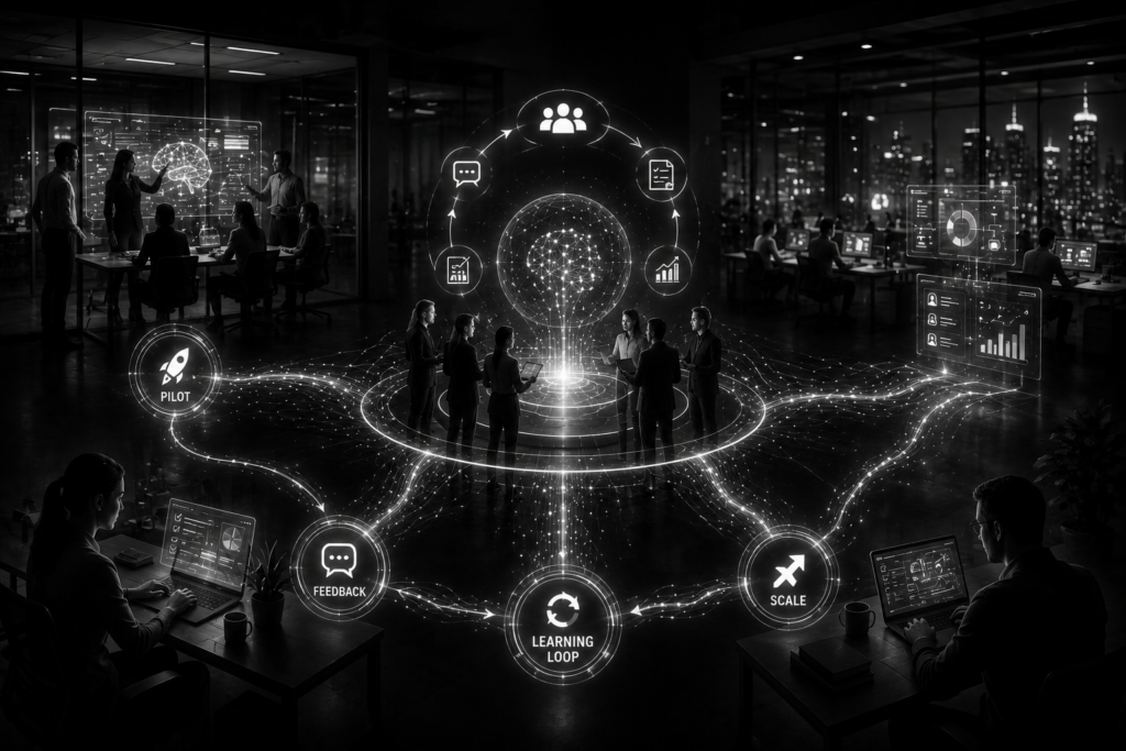 Moving Employee Engagement In AI Transformation From Pilots To Enduring Work Practices