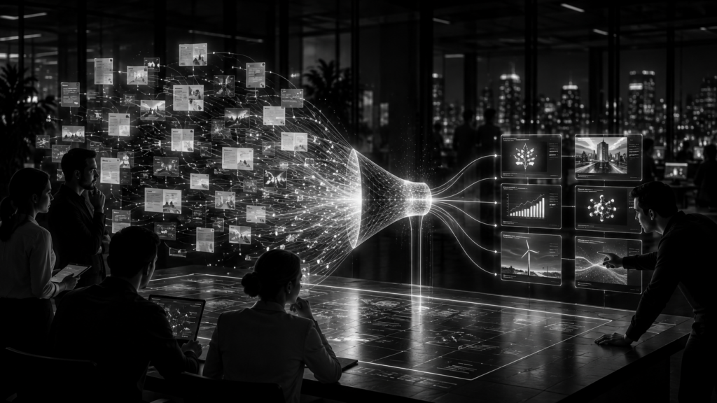 AI-Powered Idea Management: Selecting the Right Project from Hundreds of Ideas